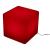 Taburet tip cub iluminat led, 40x40 cm, 16 culori, 4 moduri, control telecomanda MultiMark GlobalProd