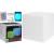 Taburet tip cub iluminat led, 40x40 cm, 16 culori, 4 moduri, control telecomanda MultiMark GlobalProd