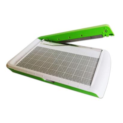 Ghilotina manuala a4, cutit otel, picioare cauciucate, 30 x 21 cm, alb verde MultiMark GlobalProd