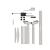 Cadru de birou electric dublu motorizat, inaltime reglabila 64-129 cm, memorare 4 pozitii MultiMark GlobalProd