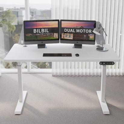 Cadru de birou electric dublu motorizat, inaltime reglabila 64-129 cm, memorare 4 pozitii MultiMark GlobalProd