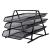 Suport documente etajat, 3 tavite plasa metalica, 30x28x26 cm MultiMark GlobalProd