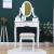 Set masa de toaleta 140x80x40 cm, oglinda si scaun incluse, 5 sertare MultiMark GlobalProd