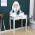 Set masa de toaleta 140x80x40 cm, oglinda si scaun incluse, 5 sertare MultiMark GlobalProd