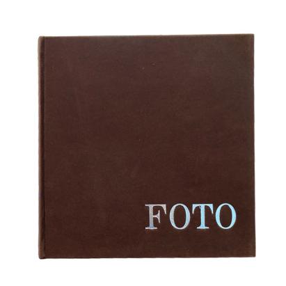 Album foto tip carte, format 10x15 cm, stocare 200 fotografii, coperta catifea maro inchis MultiMark GlobalProd