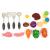 Set 22 accesorii bucatarie copii, alimente, condimente, oale, ustensile, multicolor MultiMark GlobalProd