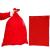 Sac mos craciun, inchidere snur, 40x60 cm, rosu MultiMark GlobalProd