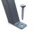 Suport metalic dublu pentru leagan, sarcina maxima 150 kg, 4 carlige fixare MultiMark GlobalProd