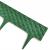 Palisada decorativa, aspect ratan, montare usoara, 20x82 cm, verde MultiMark GlobalProd