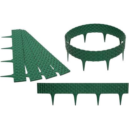 Palisada decorativa, aspect ratan, montare usoara, 20x82 cm, verde MultiMark GlobalProd