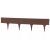 Palisada aspect ratan, 20x82 cm, 4 varfuri atasare sol, maro inchis MultiMark GlobalProd
