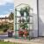 Mini solar de gradina cu 4 niveluri, usa rulou cu fermoar, folie pvc, 160x69x49 cm MultiMark GlobalProd