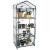 Mini solar de gradina cu 4 niveluri, usa rulou cu fermoar, folie pvc, 160x69x49 cm MultiMark GlobalProd