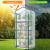 Mini solar de gradina cu 4 niveluri, usa rulou cu fermoar, folie pvc, 160x69x49 cm MultiMark GlobalProd