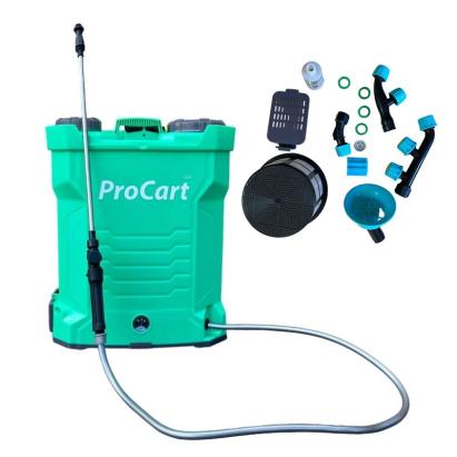 Pompa de stropit electrica premium, acumulator lithium-ion, capacitate 20 litri, autonomie 4 ore, bretele prindere cu protectie MultiMark GlobalProd