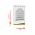Perete cort, dimensiune 2x2.6 m, cu fereastra, ignifugat, 480 g/mp, pvc, alb MultiMark GlobalProd