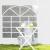 Perete cort, dimensiune 2x2.6 m, cu fereastra, ignifugat, 480 g/mp, pvc, alb MultiMark GlobalProd