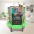 Trambulina copii, diametru 140 cm, maxim 35 kg, cu plasa de protectie, scara acces, verde MultiMark GlobalProd