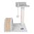 Ansamblu de joaca multifunctional pentru pisici, 2 nivele, funie sisal, inaltime 50 cm, gri MultiMark GlobalProd
