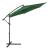 Umbrela de gradina, diametru 300 cm, manivela, reglabila, impermeabila, cadru otel, verde MultiMark GlobalProd