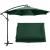Umbrela de gradina, diametru 300 cm, manivela, reglabila, impermeabila, cadru otel, verde MultiMark GlobalProd