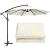 Umbrela de gradina reglabila, diametru 300 cm, suport tip picior, impermeabila, cadru otel, alba MultiMark GlobalProd