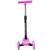 Trotineta copii, pliabila, 3 roti cu lumini multicolore led, inaltime reglabila, roz MultiMark GlobalProd