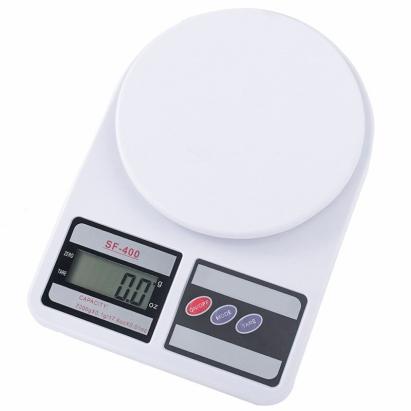 Cantar digital de bucatarie, display lcd, functie tara, greutate maxima 5 kg, alb MultiMark GlobalProd