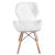 Scaun bucatarie, cadru lemn natur, design scandinav, alb MultiMark GlobalProd