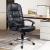 Scaun ergonomic directorial, inaltime reglabila 108-118 cm, rotativ, maxim 150 kg, negru MultiMark GlobalProd