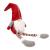 Elf decorativ 50 cm, jucarie craciun, material textil, rosu MultiMark GlobalProd