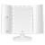 Oglinda cosmetica extensibila, 22 led-uri, zoom 2x 3x, buton touch, usb, alb MultiMark GlobalProd