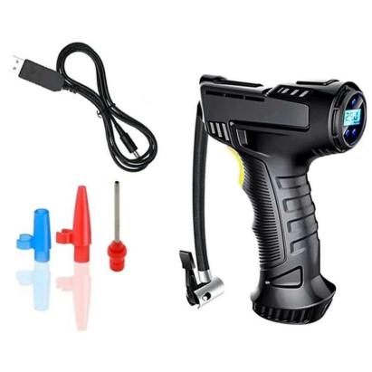 Compresor portabil auto, wireless, ecran lcd, reincarcabil usb, 120w, led frontal MultiMark GlobalProd