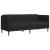 Set de canapele, 3 piese, negru, textil GartenMobel Dekor