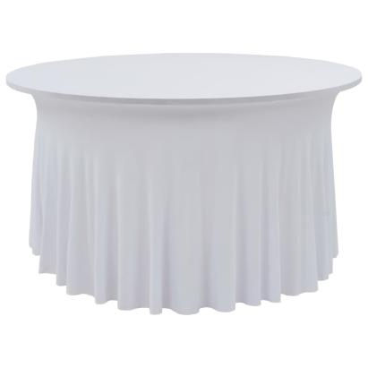 Huse elastice de masă lungi, 2 buc., alb, 180x74 cm GartenMobel Dekor