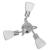 Candelabru cu cristale, design cromat GartenMobel Dekor