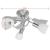 Candelabru cu cristale, design cromat GartenMobel Dekor