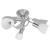 Candelabru cu cristale, design cromat GartenMobel Dekor