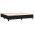 Pat box spring cu saltea, negru, 200x200 cm, textil GartenMobel Dekor