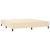 Pat box spring cu saltea, crem, 200x200 cm, textil GartenMobel Dekor