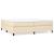 Pat box spring cu saltea, crem, 200x200 cm, textil GartenMobel Dekor