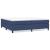 Pat box spring cu saltea, albastru, 200x200 cm, textil GartenMobel Dekor