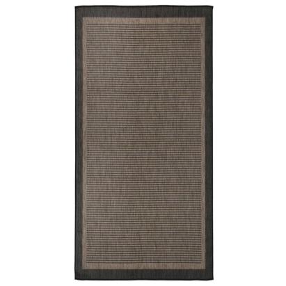 Covor de exterior, maro închis, 100x200 cm, țesătură plată GartenMobel Dekor