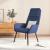 Scaun de relaxare, albastru, material textil GartenMobel Dekor