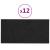 Panouri de perete, 12 buc., negru, 30x15 cm, catifea, 0,54 m² GartenMobel Dekor