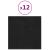 Panouri de perete 12 buc. negru 30x30 cm catifea 1,08m² GartenMobel Dekor