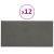 Panouri de perete 12 buc. gri deschis 60x30 cm catifea 2,16 m² GartenMobel Dekor
