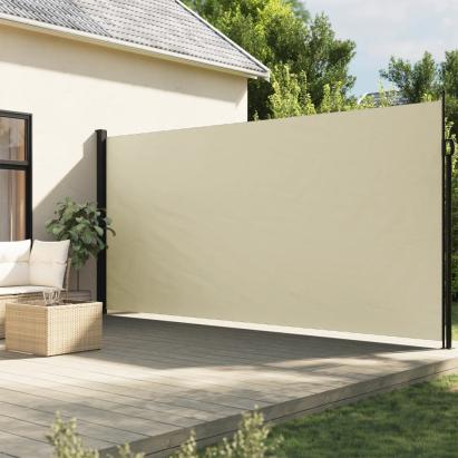 Copertina laterală retractabilă, crem, 200x500 cm GartenMobel Dekor