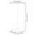 Masă bar exterior înălțime reglabilă Ø59,5x70/109,5 cm aluminiu GartenMobel Dekor