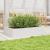 Jardinieră de grădină, alb, 110x60x23 cm, lemn masiv de pin GartenMobel Dekor